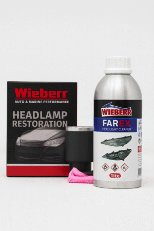 Комплект за Полиране на Фарове с Химическа Течност Wieberr